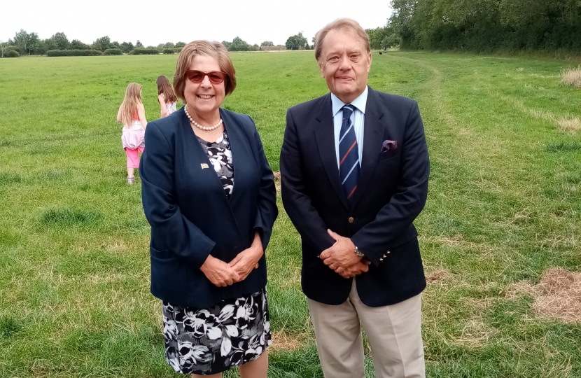 Cllr Trollope-Bellew and Sir John Hayes