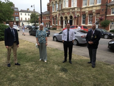 Cllrs and MP discuss Remembrance Day